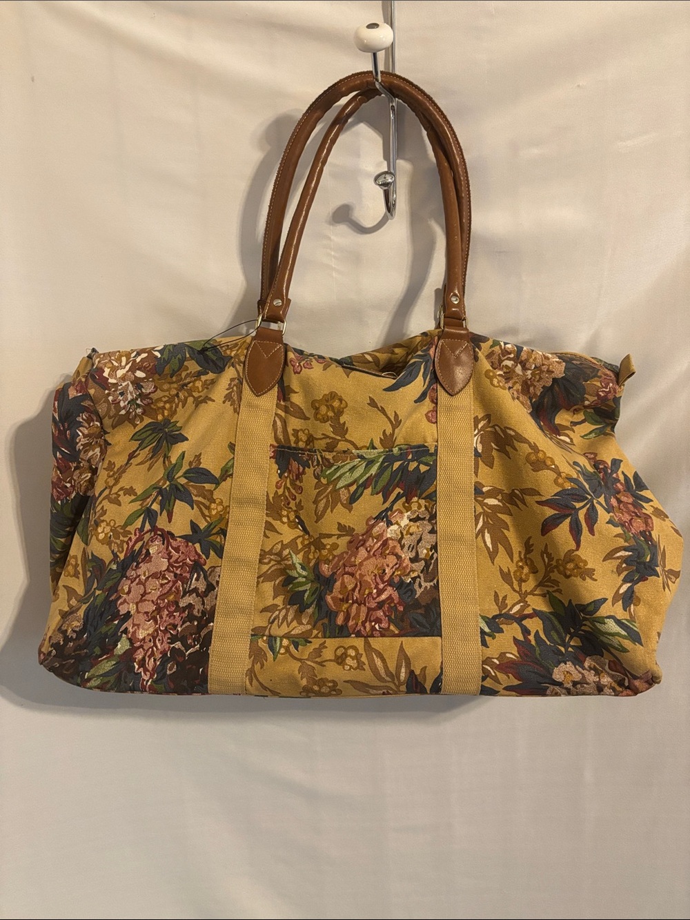 Vintage Gitano Duffle Bag 1980s Floral